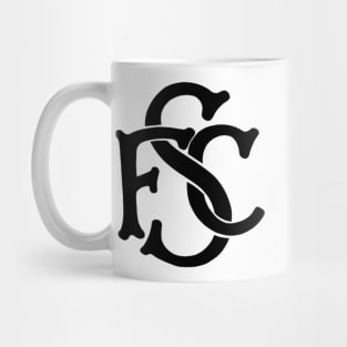 afl australian football design logo Mug